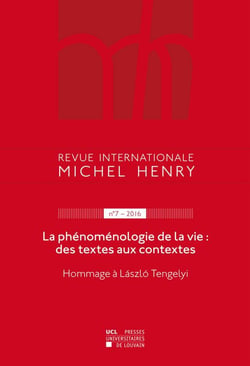Revue internationale michel henry no 7 - 2016