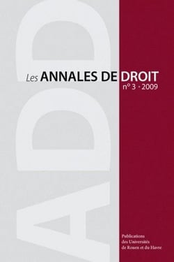 Les Les Annales de droit, n° 3/2009