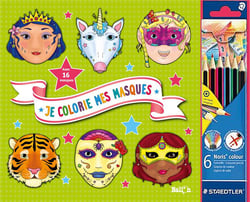 Je colorie mes masques (filles)