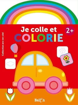 Je colorie et j'apprends les couleurs - arc-en-ciel (rouge)