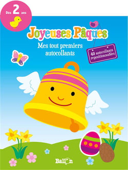 Joyeuses Pâques - mes tout premiers autocollants