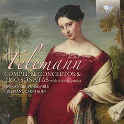 Telemann : Intégrale des concertos et sonates en trio avec viole de gambe
