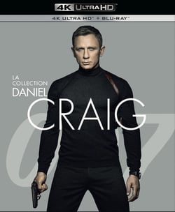 James Bond 007 - La collection Daniel Craig : Casino Royale + Quantum of Solace + Skyfall + Spectre