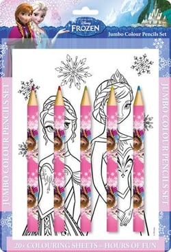 LA REINE DES NEIGES - JUMBO SET COLORIAGES ET CROQUIS DISNEY