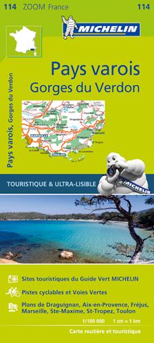 Cartes Zoom n.114 : Pays varois, Gorges du Verdon