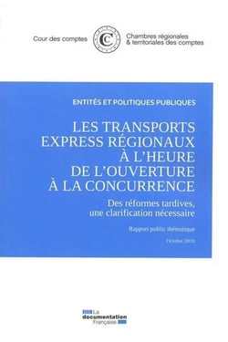 Les trains express régionaux à l'heure de l'ouverture à la concurrence - octobre 2019