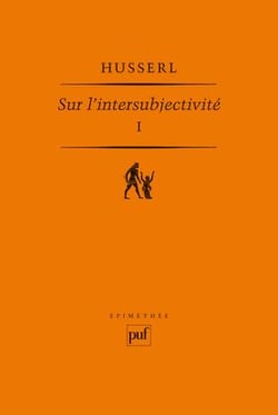 Sur l'intersubjectivité Tome 1 (2e édition)