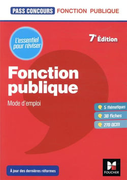 Pass'concours : fonction publique, mode d'emploi (7e édition)