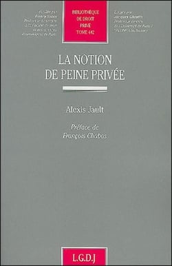 La notion de peine privee - vol442