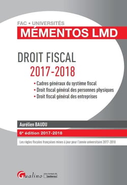 Droit fiscal (édition 2017/2018)
