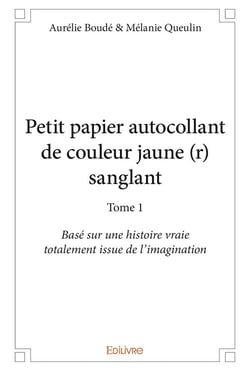 Petit papier autocollant de couleur jaune (r) sanglant t.1