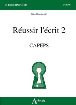 Réussir l'écrit 2 - CAPEPS