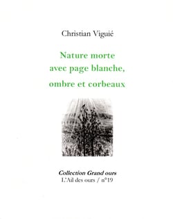 Grand ours - t19 - nature morte avec page blanche, ombre et corbeaux