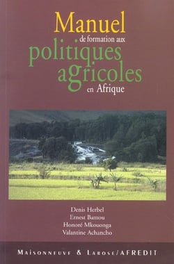 Manuel de formation aux politiques agricoles en afrique