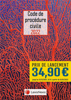 Code de procédure civile : jaquette corail (édition 2022)