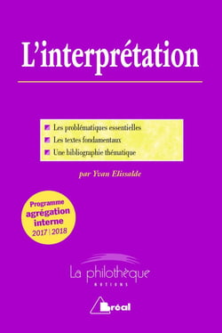 L'interprétation - programme agrégation interne (édition 2017/2018)