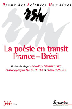 Revue des Sciences Humaines n.346 : la poésie en transit : France - Brésil