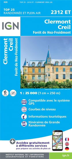2312Et Clermont.Creil.Foret De Hez.Froidmont