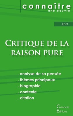 Fiche de lecture critique de la raison pure de Kant