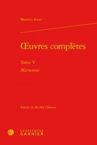 Oeuvres complètes t.5 - microcosme