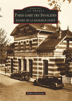 Paris gare des Invalides -  lignes de la banlieue ouest