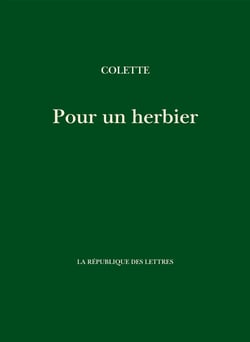 Pour un herbier