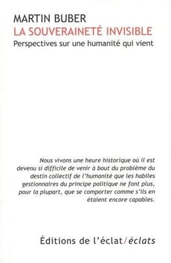 La souveraineté invisible : perspectives sur une humanite qui vient