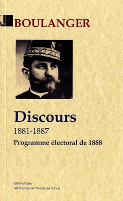 Discours 1881-1887 - suivis du programme électoral pour 1888