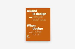 Quand le design... conçoit pour tous - when design... makes for all