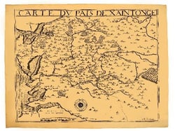Pays de Saintonge en 1592