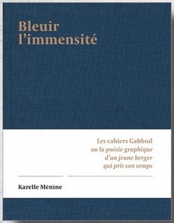 Bleuir l'immensité - les cahiers Gabbud ou la poésie graphique d'un berger qui prit son temps