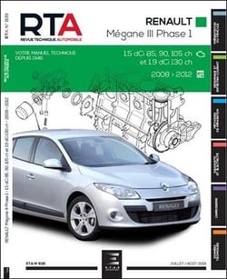 Revue technique automobile n.839 : Mégane III break phase 1 5p 2009-06->2012-01