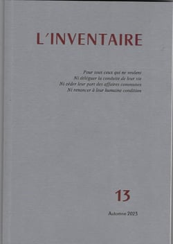 L'inventaire n.13