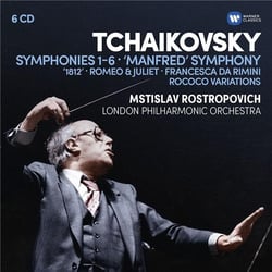 Tchaikovski symphonies 1-6, manfred symphony
