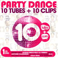Party dance 10 tubes 10 clips