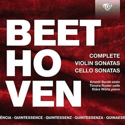 Beethoven : intégrales des sonates pour violon et pour violoncelle