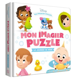 Mes premiers puzzles - mon imagier puzzle - la journée de bébé