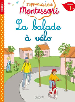 La balade à vélo, niveau 1 - J'apprends à lire Montessori