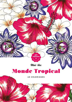 Art-therapie - mini-bloc - monde tropical