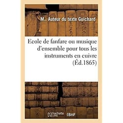 Ecole de fanfare ou musique d'ensemble pour tous les instruments en cuivre
