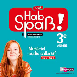 HAB SPASS! NEU : allemand - LV2 - 3ème - matériel audio collectif (édition 2016)