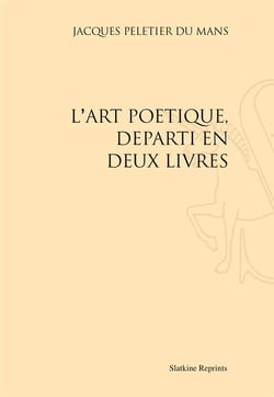 L'art poétique, départi en deux livres