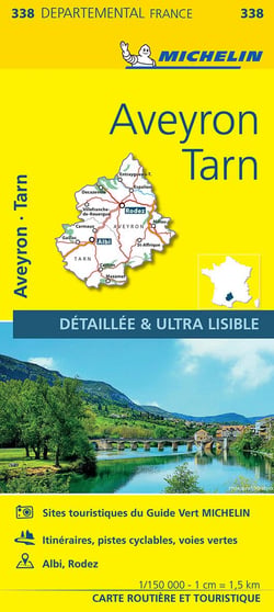 Cartes départementales n.338 : Aveyron, Tarn