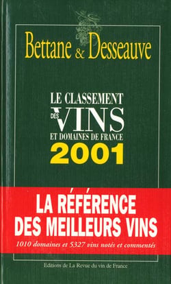 Classement vins et domaines 2001