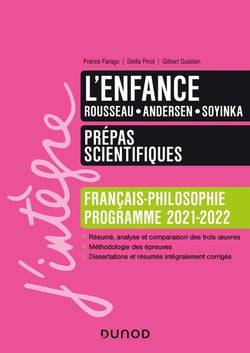L'enfance - prépas scientifiques français-philosophie - manuel - programme 2021-2022