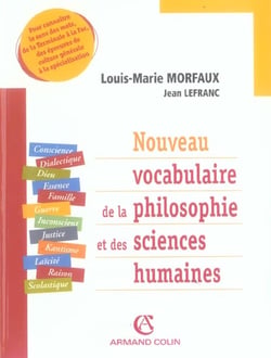 Nouveau vocabulaire de la philosophie et des sciences (2e edition)