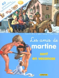 Amis de martine sont en vacances (gommettes) (les)