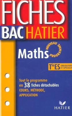 Fiches bac - mathematiques - terminale es