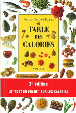 Table des calories - 3e edition