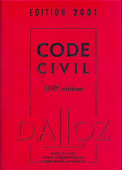 CODE CIVIL 2001